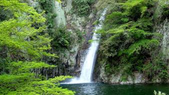 Japan nature waterfalls wallpaper