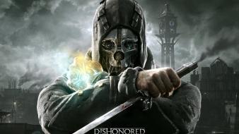 Dishonored video game art wallpaper