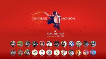 Michael jackson red background wallpaper