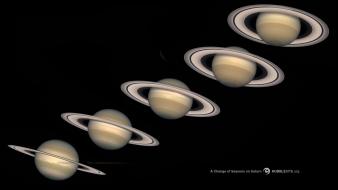 Outer space hubble saturn wallpaper
