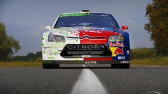 Red bull wrc citroen c4 rally car racing wallpaper