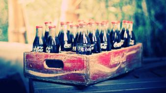 Bottles coca-cola wallpaper