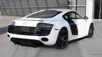 Cars audi r8 coupe sports white wallpaper