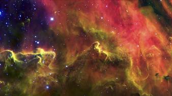 Clouds outer space stars nebulae hubble wallpaper