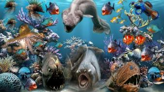 Creatures sea wallpaper