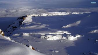 Mountains landscapes nature snow mount kilimanjaro wallpaper
