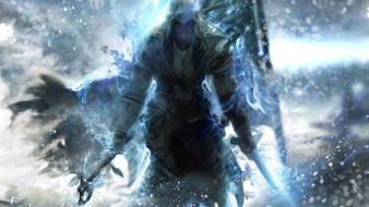 Video games blue assassin assassins creed 3 style wallpaper