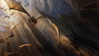 Video games dragons monsters creatures digital art wallpaper