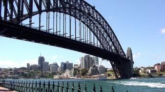 Bridges australia sydney harbour bridge wallpaper