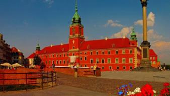 Cityscapes buildings warsaw wallpaper