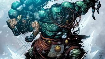 Hulk (comic character) wolverine ultimate wallpaper