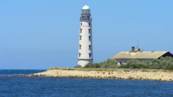 Lighthouses chersoneses sea wallpaper