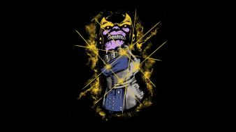 Minimalistic funny power glove thanos