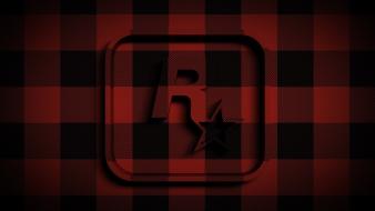 Rockstar games logos tartan wallpaper