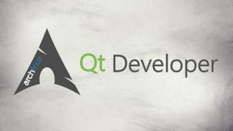Arch linux qt developer wallpaper