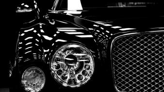 Black and white cars bentley mulsanne