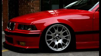 Bmw red e36 wallpaper