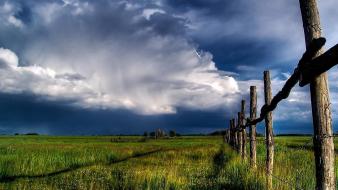 Clouds landscapes nature fields skyscapes wallpaper