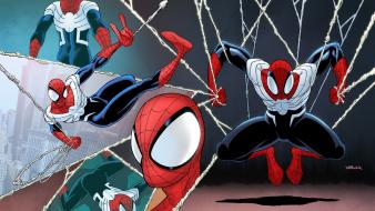 Comics spider-man superheroes marvel peter parker fan art wallpaper
