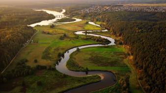 Landscapes nature lithuania rivers baltic states unseen wallpaper