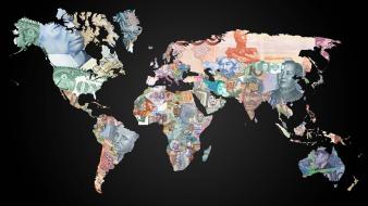 Money world globe wallpaper