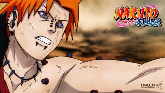 Naruto: shippuden akatsuki piercings pein orange hair rinnegan wallpaper