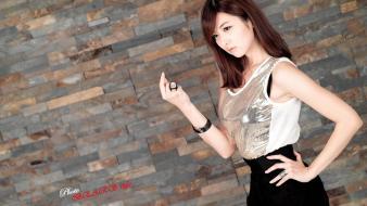 Women models asians korean jung seon wallpaper
