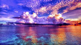 Clouds nature seascapes wallpaper