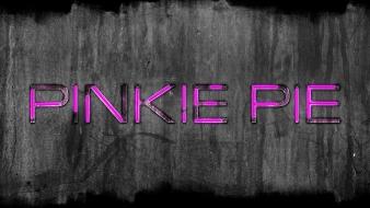 Grunge techno typography my little pony pinkie pie wallpaper