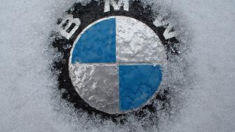 Snow bmw logos wallpaper
