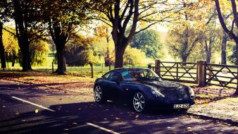 Trees cars tvr tuscan wallpaper