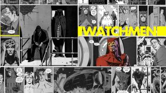 Watchmen comics superheroes selective coloring nite owl wallpaper