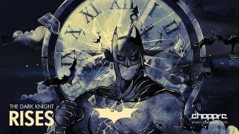 Batman clocks the dark knight rises wallpaper