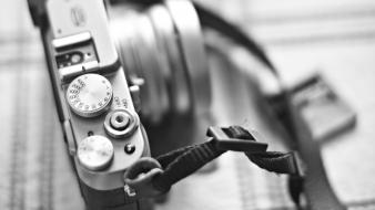 Black and white cameras photographers wallpaper