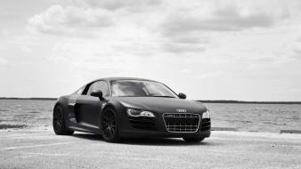 Black germany audi r8 roadster tuned famous wallpaper