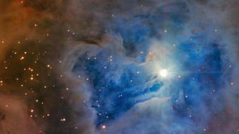 Clouds outer space stars nebulae wallpaper