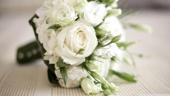 Nature bouquet white roses wallpaper