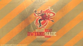 Nba basketball dwyane wade miami heat stripe wallpaper