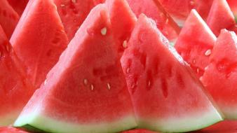 Red fruits watermelons wallpaper