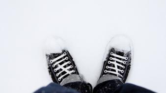 Snow shoes converse wallpaper