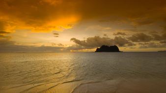 Sunset nature fiji wallpaper