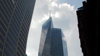 Usa new york city manhattan skyscrapers wallpaper