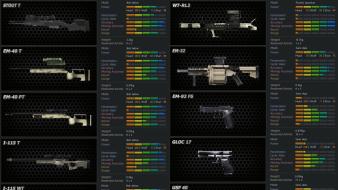 Video games guns snipers weapons wolfteam em-32 wallpaper