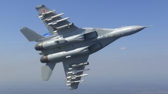 Aircraft mig-35 fulcrum-f mikoyan-gurevich russian air force wallpaper