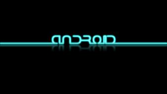 Android tron neon wallpaper