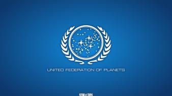 Blue star trek united federation of planets wallpaper