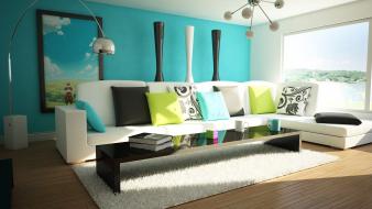 Couch interior 3d render mangotangofox living room designs wallpaper