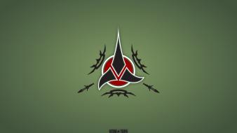 Green star trek klingons wallpaper