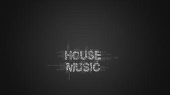 Minimalistic house music wallpaper
