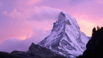 Mountains wind switzerland matterhorn